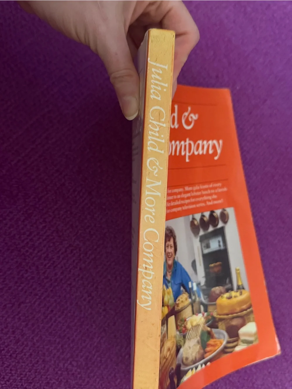 Julia Child & More Company First Edition Paperback 1979 Very Good Condition